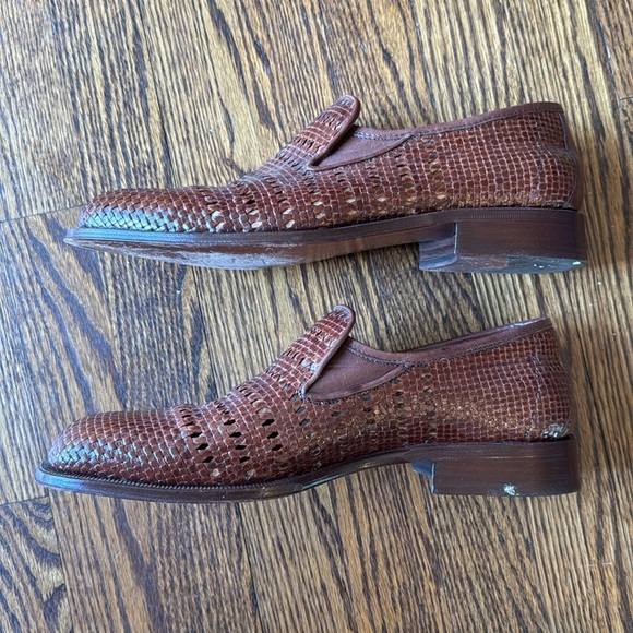 Lancaster Uomo Men’s 43/9.5 Slip On Loafer Shoe Made in Italy - Picture 4 of 6